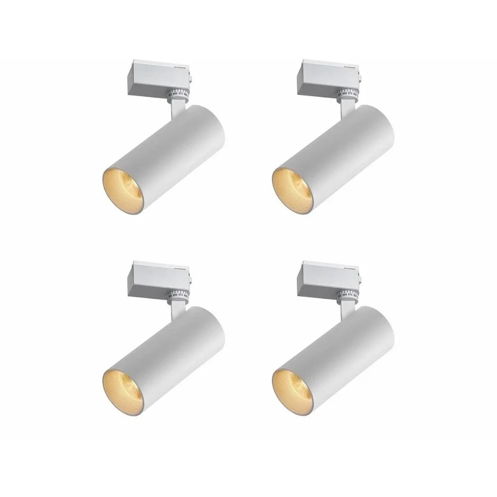 Aisilan 20W LED Track Light Heads 4 Pack H Type Dimmable Warm White CRI97 Indoor